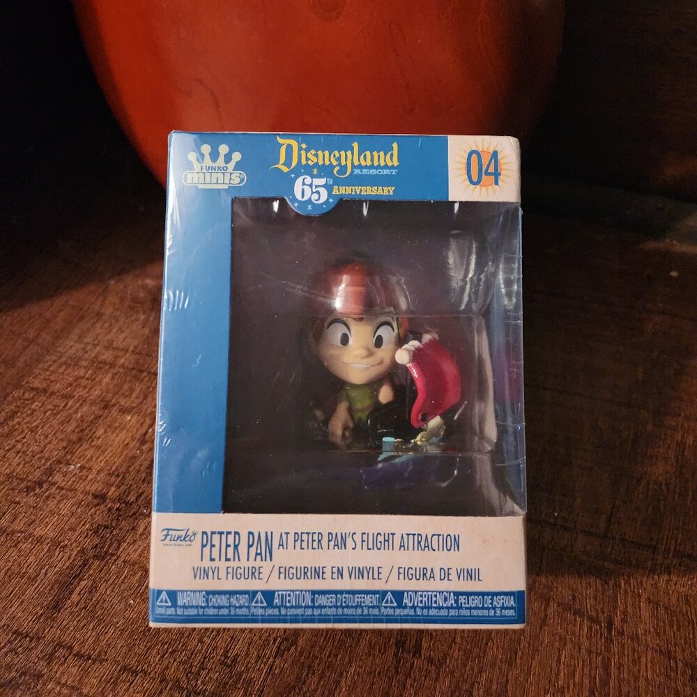 NEW Disneyland 65th Anniversary Funko Peter Pan's Flight Vinyl Figure